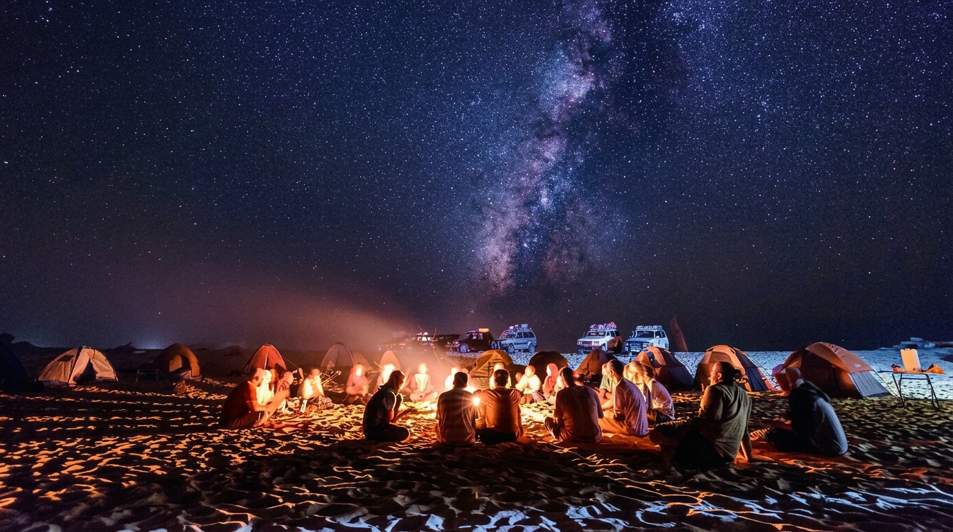 Overnight Desert Camping