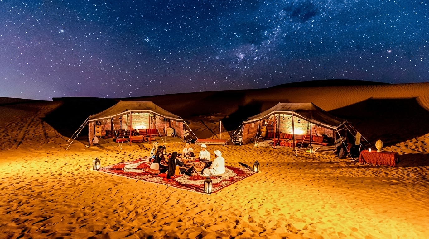 Sunset Camel Trekking
