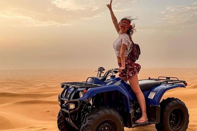 morning desert safari with quad bike