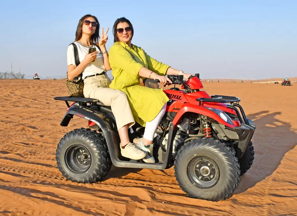 double quad bike desert safari