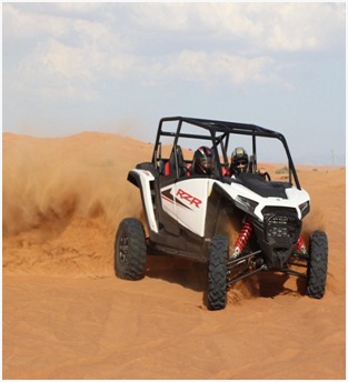 desert safari with dune buggy