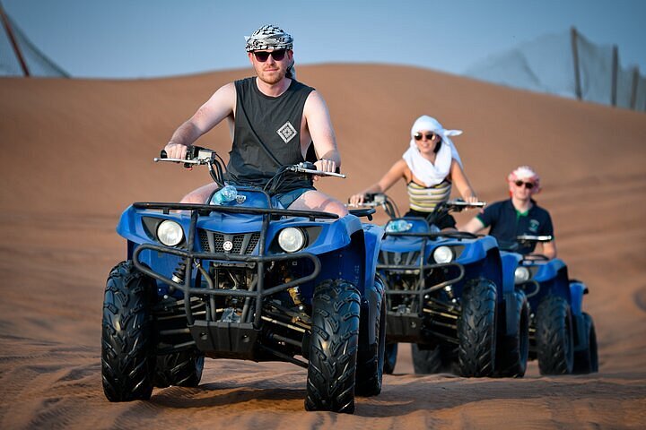 morning desert safari with quad bike