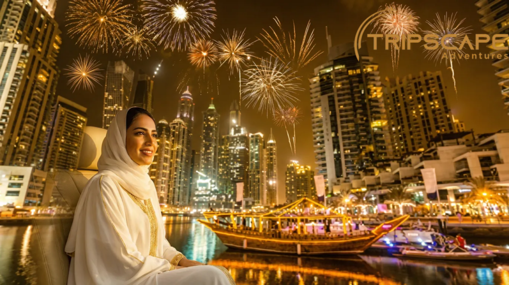 Scenic Night Drive in Dubai