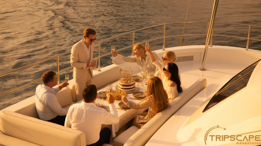 Luxury Yacht Birthday Party